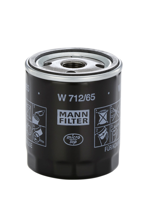 Ölfilter - W 712/65 MANN-FILTER - 1045/8374, 1500868, 32305674