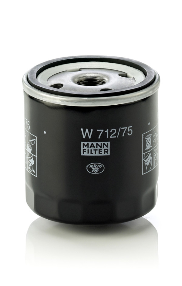 Olejový filtr - W 712/75 MANN-FILTER - 1109A9, 4502696, 5009285