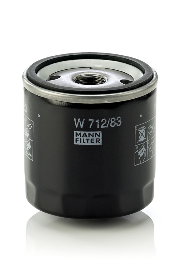 Olejový filtr - W 712/83 MANN-FILTER - 0122-0645, 04152-03002, 11427791059
