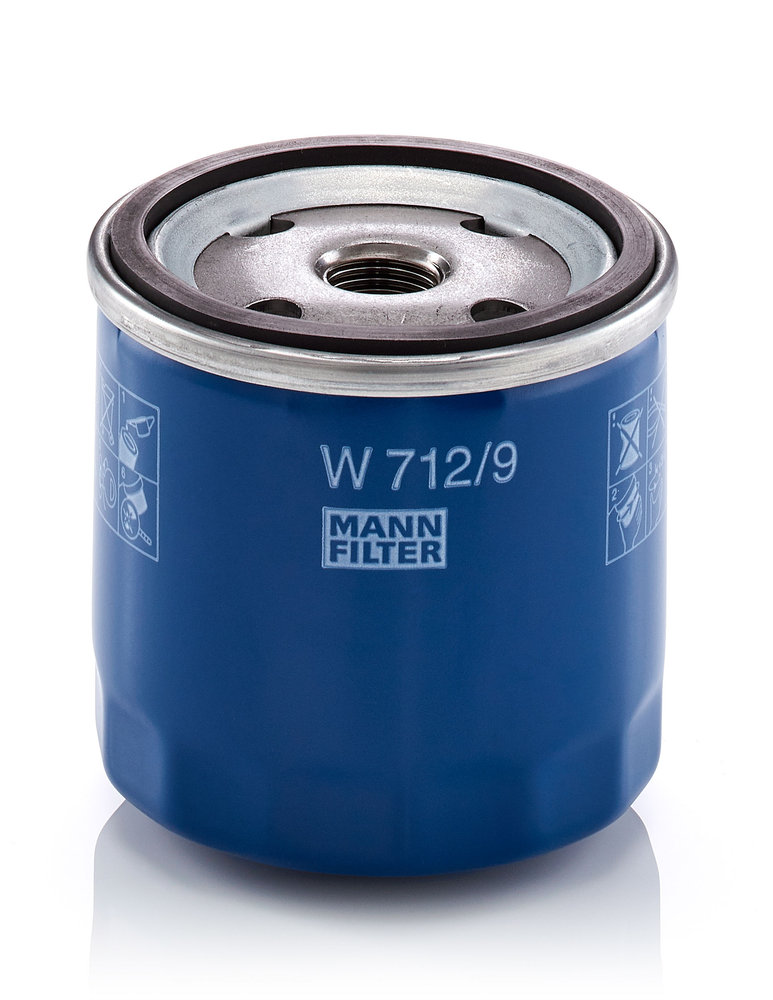 W 712/9, Ölfilter, MANN-FILTER, 1109A2, 1498015, 5427744, 7701415048, 7984608, 5002452, 5427744T, 50025731, 5436642, 5002731, 5487068, 5006947, 5491083, 5013144, 75491083, 5013145, 75518393, 75518393Y, A700X6714BA, 7591083A, AM222-105, AM222-128A, AM222-6A, AM223-101A, AM223-102A, AM223-104A, AM223-105A, AM223-128A, 0451103010, 1616164480