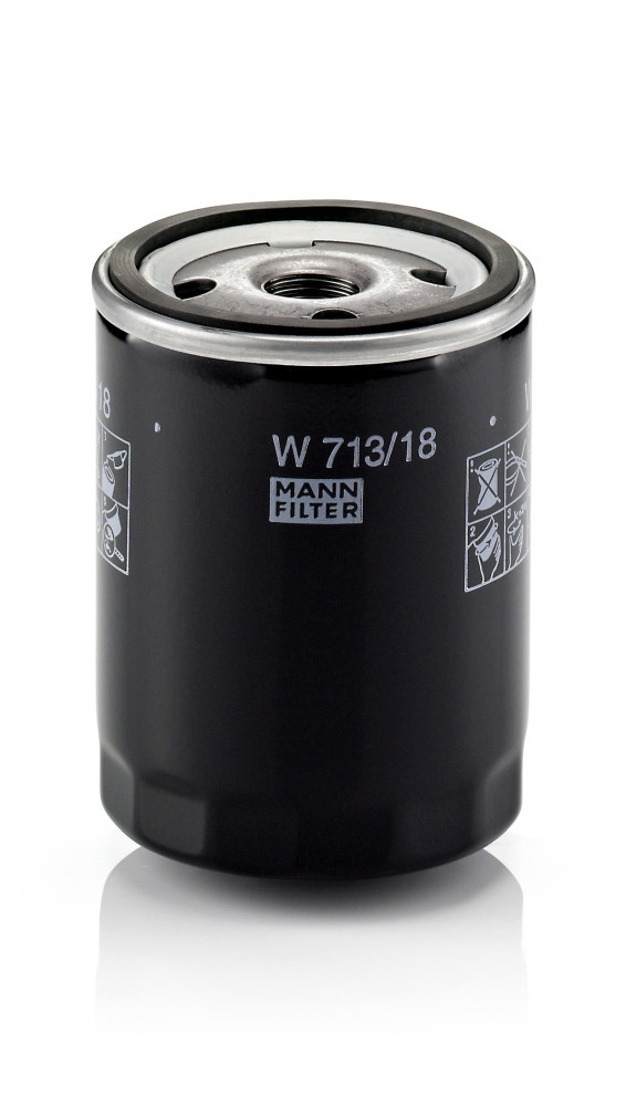 Olejový filtr - W 713/18 MANN-FILTER - 1109A9, 25012757, 3827069
