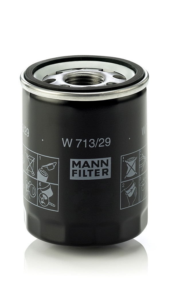 Oil Filter - W 713/29 MANN-FILTER - 02AJ82297, 4508334, 02C2N3587