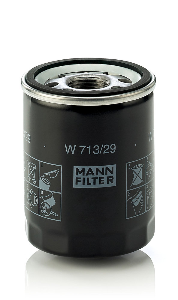 W 713/29, Olejový filtr, Filtr olej.MANN, MANN-FILTER, 02AJ82297, 4508334, 9G33-6714-AA, 02C2N3587, 4H23-6714-CA, 02C2C41611, 4H23-6714-FA, 2W93-6714-AA, LR007160, 4H23-6714-BA, LR031439, 4H23-6714-GA, AJ82297, C2C41611, C2N3587, 0451103367, 10-0L-L08, 109061, 1656304280, 57302, 586165, A271/606, ADJ132106, DP1110110351, ELH4426, EOF204, FO585, FOF-10220, FO-L08JM, FT5601
