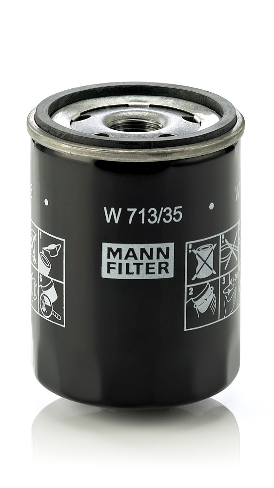 Oil Filter - W 713/35 MANN-FILTER - 6391840101, MN960320, 0143220009