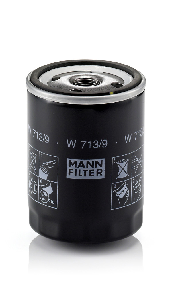Oil Filter - W 713/9 MANN-FILTER - LPX100590, 0451103342, 10-0L-L05
