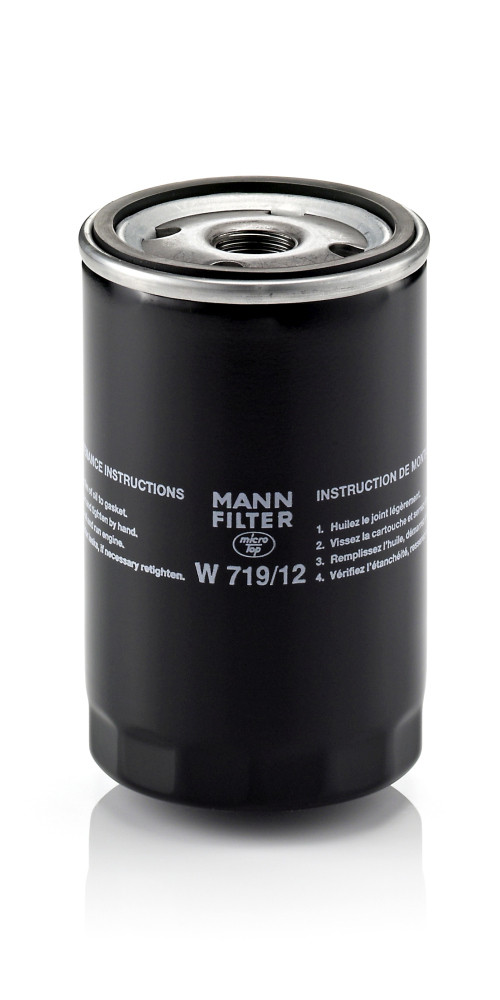W 719/12, Oil Filter, MANN-FILTER, 070115561, 1220680, 70000-14672, TY15591E, 0451103074, 097-OS, 1003220009, 10-0325, 115.128.09/110, 155-938, 2105, 23.130.00, 4073, 418095, 43.10.137, 51516, 524801172346, 586130, 92793223, AW97, B243, C-1103, C132, DG3600, DO840, DP1110110278, EFL157, ELH4719, EXL-127, FB5303