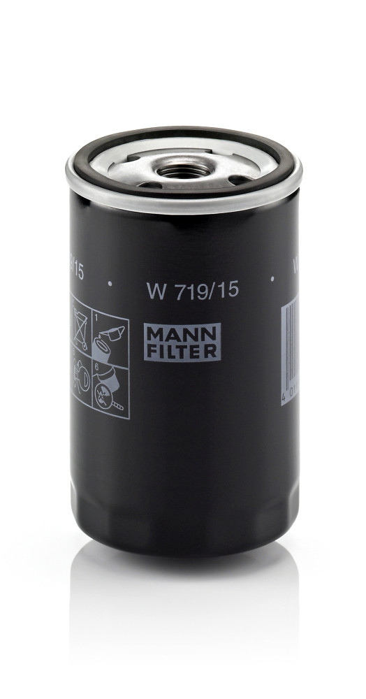 Oil Filter - W 719/15 MANN-FILTER - 11421266773, 5012556, 93156186