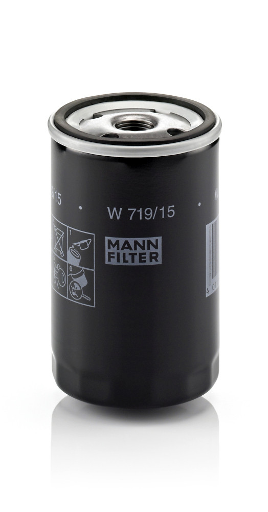 W 719/15, Olejový filtr, Filtr olej.MANN, MANN-FILTER, 11421266773, 5012556, 93156186, 11421287836, 5012651, 93892090, 11421707779, 9975233, 11421761087, 11429061198, 041-8140, 0451103051, 051-OS, 153071762834, 17.33.03/110, 20-0382, 20926873, 2105, 23.130.02, 26873, 30738125, 3141140007, 4145, 43.10.37, 586081, 64607, 8671002325, AW62, BC-1152, C168
