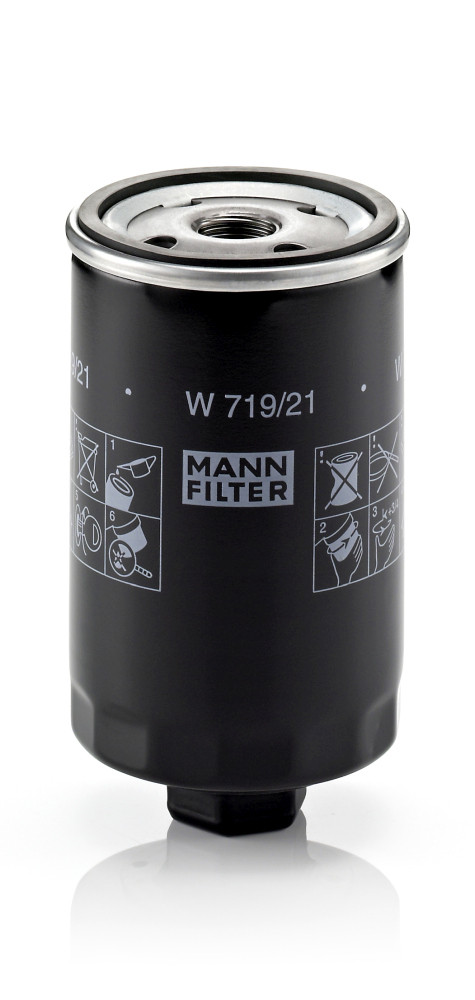 Olejový filtr - W 719/21 MANN-FILTER - 037115561, 0451103280, 1001150008