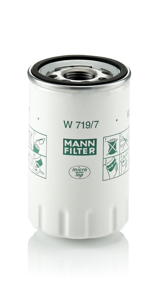Olejový filtr - W 719/7 MANN-FILTER - 96JV-6714-AA, XW43-6714-BA, EAZ1354