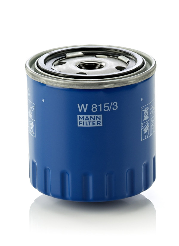 Olejový filtr - W 815/3 MANN-FILTER - 0000942602, 110922, 5000735