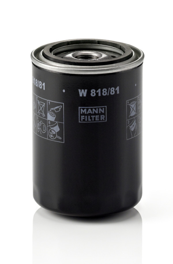 Olejový filtr - W 818/81 MANN-FILTER - 0003082671, 1068702M91, 1220845