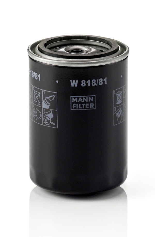 W 818/81, Olejový filtr, Filtr olej.MANN, MANN-FILTER, 0003082671, 1068702M91, 1220845, 140517000, 150-4140, 152-081-3210, 15213-3209-1, 15600-33010, 15601-33020, 371E370M1, 5002535, 8-94463-715-1, 93156663, J1560133021, MLS000-451A, PMLF3335, 1504140, 15213-32090, 15601-22010, 15601-87105, 2213533, 3659419, 5016961, 9-1324-0093-0, PK140-516190, TY15592, 15601-33010, 33-0083836, 5022796, 6620136161