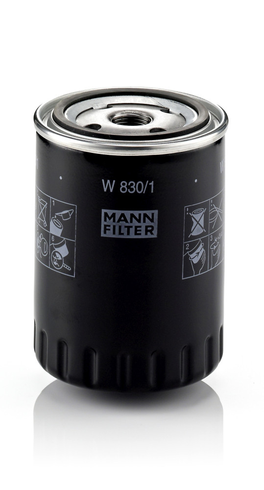 Olejový filtr - W 830/1 MANN-FILTER - 028115561B, 1085801, 1318700