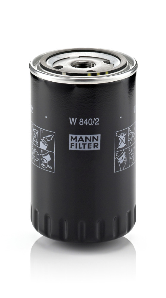 W 840/2, Olejový filtr, Filtr olej.MANN, MANN-FILTER, 068115561E, 1037150, 1318701, 3U7J6714BA, 0451103347, 10-0322, 1003220001, 15168, 152071760787, 1682285680, 22538, 23.429.00, 30922538, 586043, 61203, 8671004308, ADV182133, COF100762S, DO944, EFL401, ELH4239, EOF078, EXL-988, FOF-10236, FX20006, H17W13, L38257, LI8140/2, LS553C, OC249