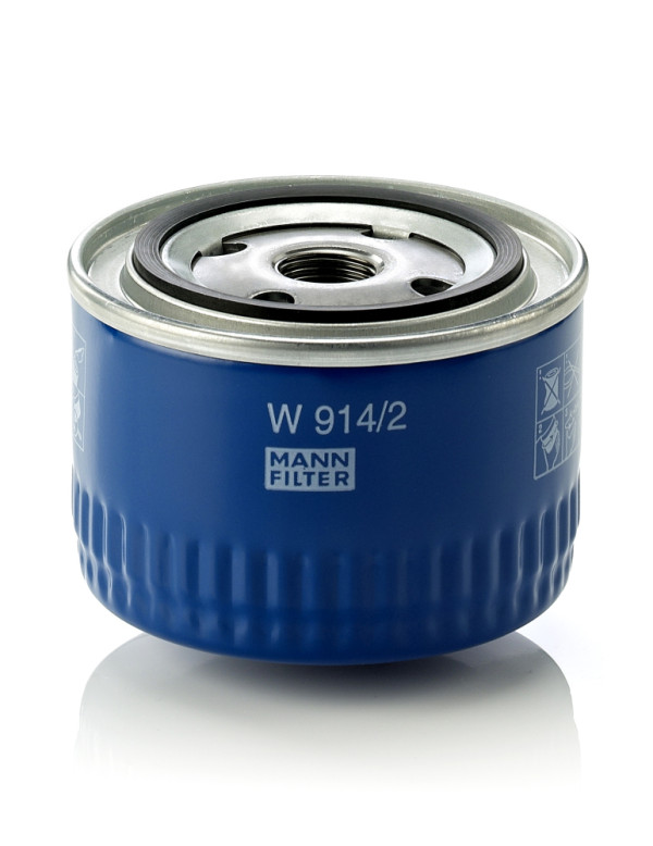 Olejový filtr - W 914/2 MANN-FILTER - 0008547327, 019466, 0224788