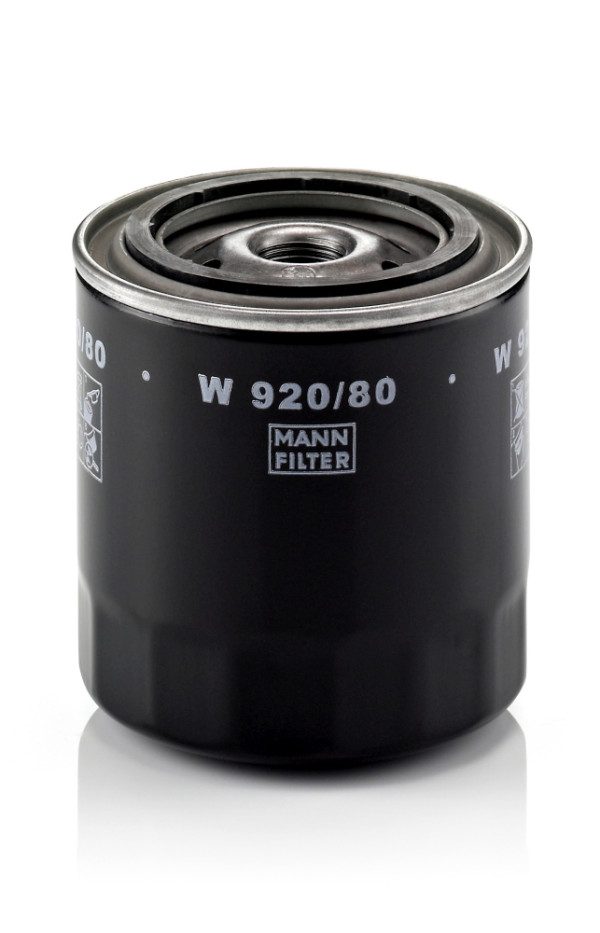 Oil Filter - W 920/80 MANN-FILTER - L19202, OC236, OP562