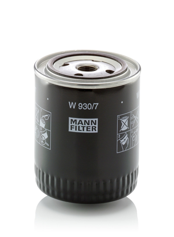 Oil Filter - W 930/7 MANN-FILTER - 1109A7, 2720E6714A, 3055229