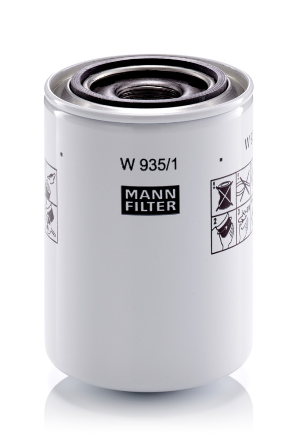 Filter, operating hydraulics - W 935/1 MANN-FILTER - 085-0261, 1134975, 150794A1