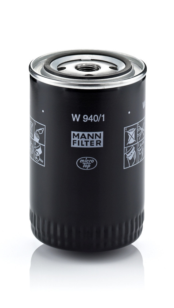 Oil Filter - W 940/1 MANN-FILTER - 0001228022, 0003141914, 0230578-1