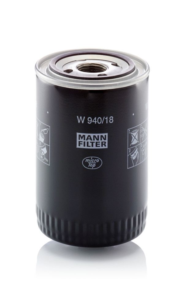 Oil Filter - W 940/18 MANN-FILTER - 0013016390, 01160024, 01182553
