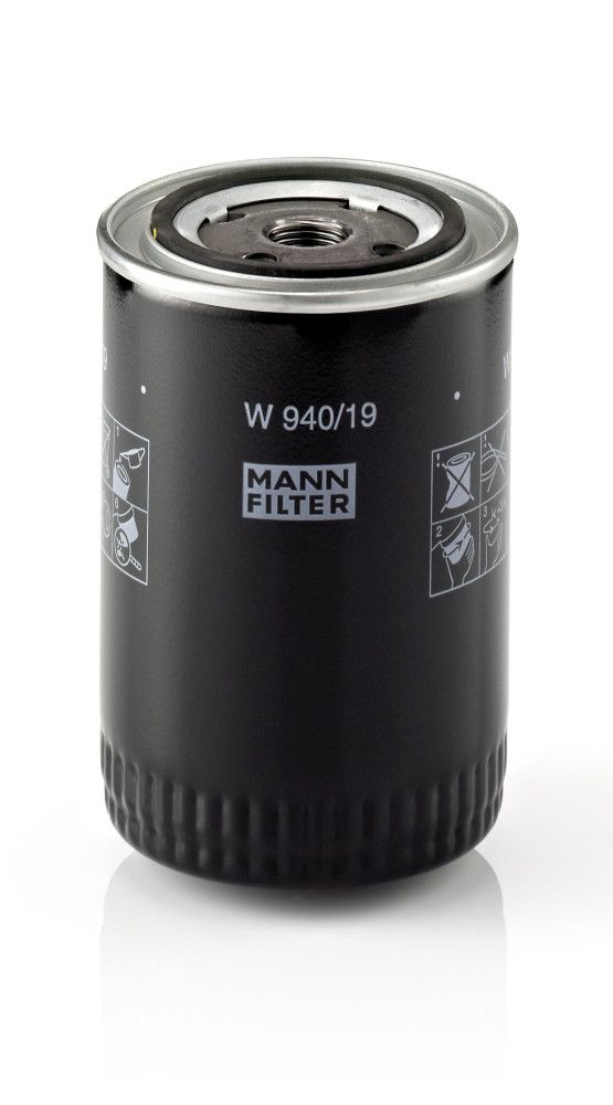 Oil Filter - W 940/19 MANN-FILTER - 0000208835, 61142254, 9N-5860