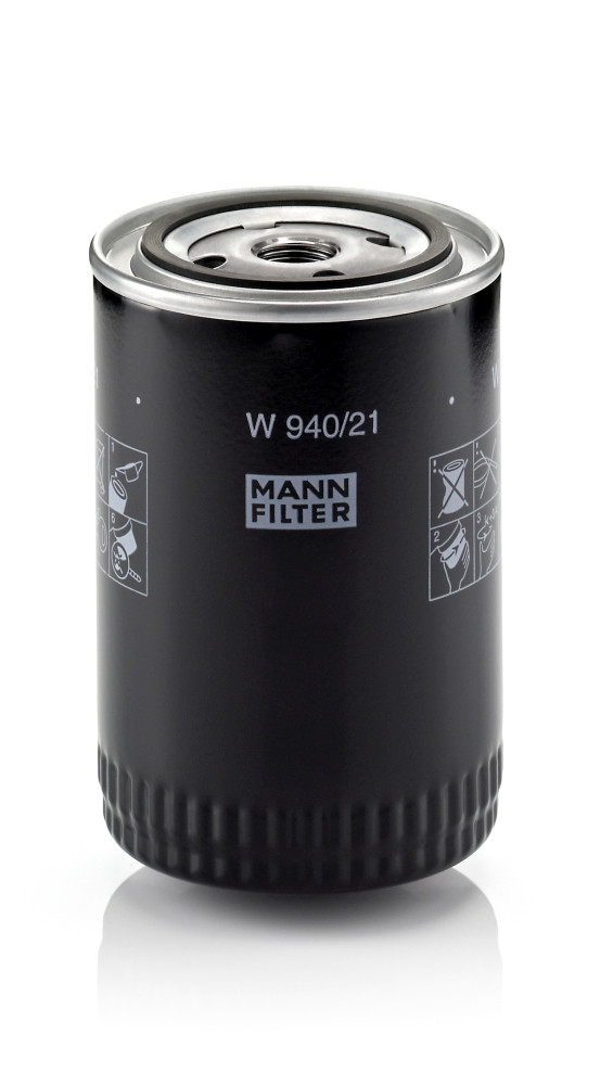 Oil Filter - W 940/21 MANN-FILTER - 1354823, 3448991, 5009232
