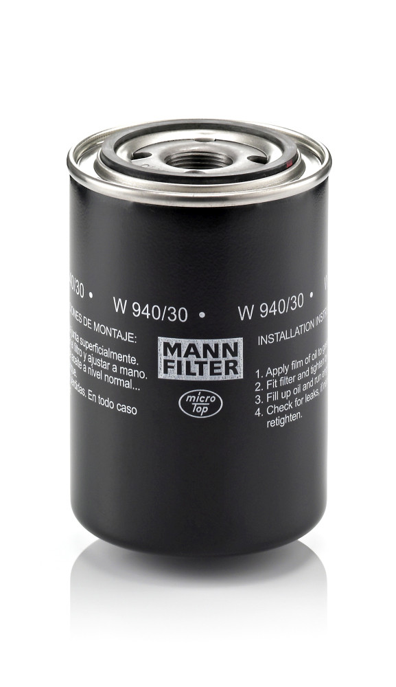 Oil Filter - W 940/30 MANN-FILTER - 1220712, 3I-1377, 490010012