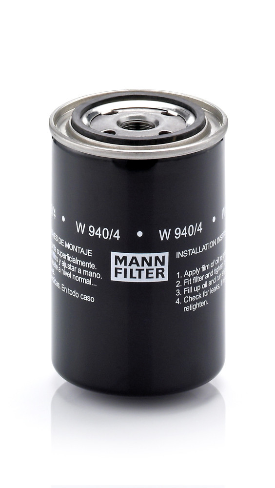Oil Filter - W 940/4 MANN-FILTER - 1560A-41010, 15831-32430, 168444