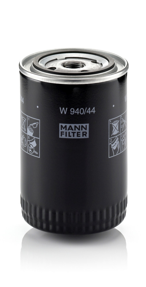 W 940/44, Olejový filtr, Filtr olej.MANN, MANN-FILTER, 028115561E, 1341113, 2178582/1, 0451103346, 1682273780, 2014, 32378, 586064, 8671014021, ADV182147, DP1110110162, ELH4277, FO-015JM, FO194, FOF-10242, H17W18, L37755, LI9144/44, LS278, MH3381, OC257, OL194, OP525, QFL0002, R194, SO7123, VFL461, WL7068, Z164, ZP3042A