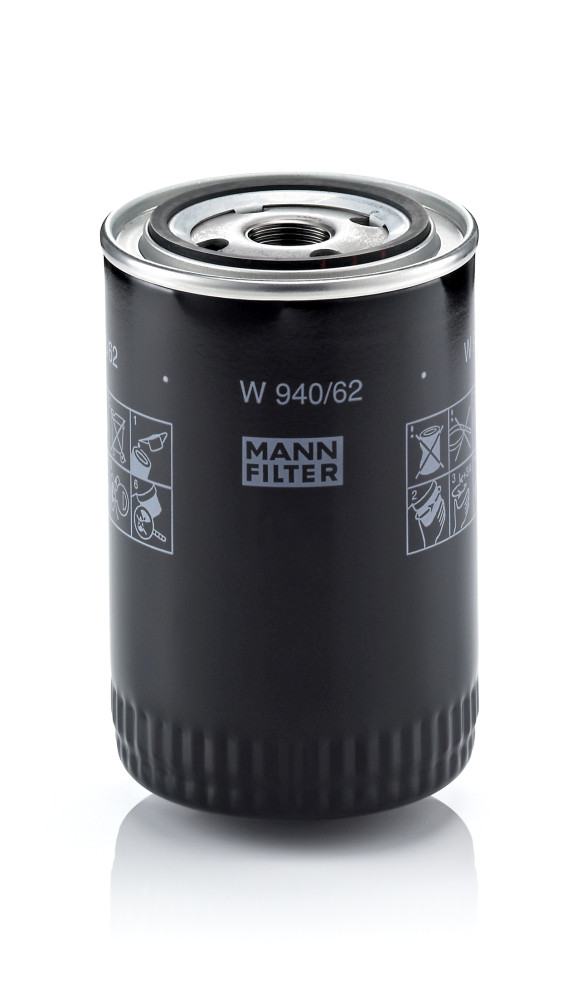Oil Filter - W 940/62 MANN-FILTER - 1109AS, 2992188, 40121056