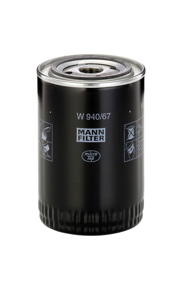 Oil Filter - W 940/67 MANN-FILTER - 0007967170, 265-40249, 1535336