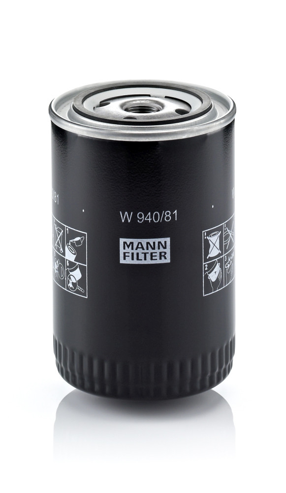 Oil Filter - W 940/81 MANN-FILTER - 11501-00381, 15600-41010, ZZL0-14302