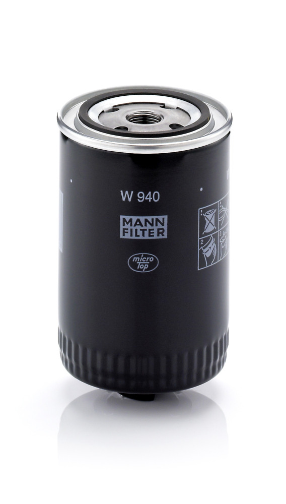 W 940, Ölfilter, MANN-FILTER, 00.02415-1017, 0005151017, 0005721190, 0009830607, 0021844001, 081-2684, 1031337M91, 1-2101-340-128.00, 122-0193, 12272453, 132011, 1498028, 1521132431, 162.1224M1, 162709A, 20650152, 209.07.36, 2349001, 2.4419.150.1, 4054/16136, 405416136, 4134-473, 440470108, 5221313, 5502094, 5579970, 5926021, 6.0541.18.0002, 731094, 7701029280