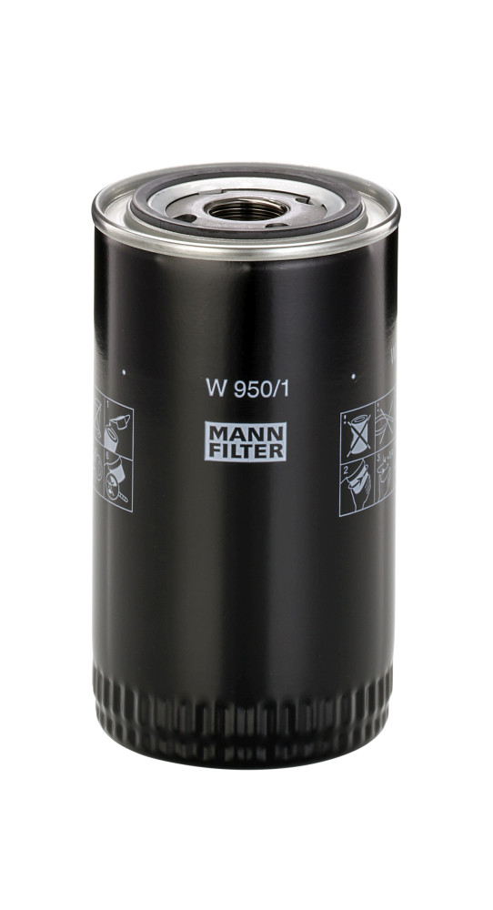 Oil Filter - W 950/1 MANN-FILTER - 127695-35150, 182590, 42579931