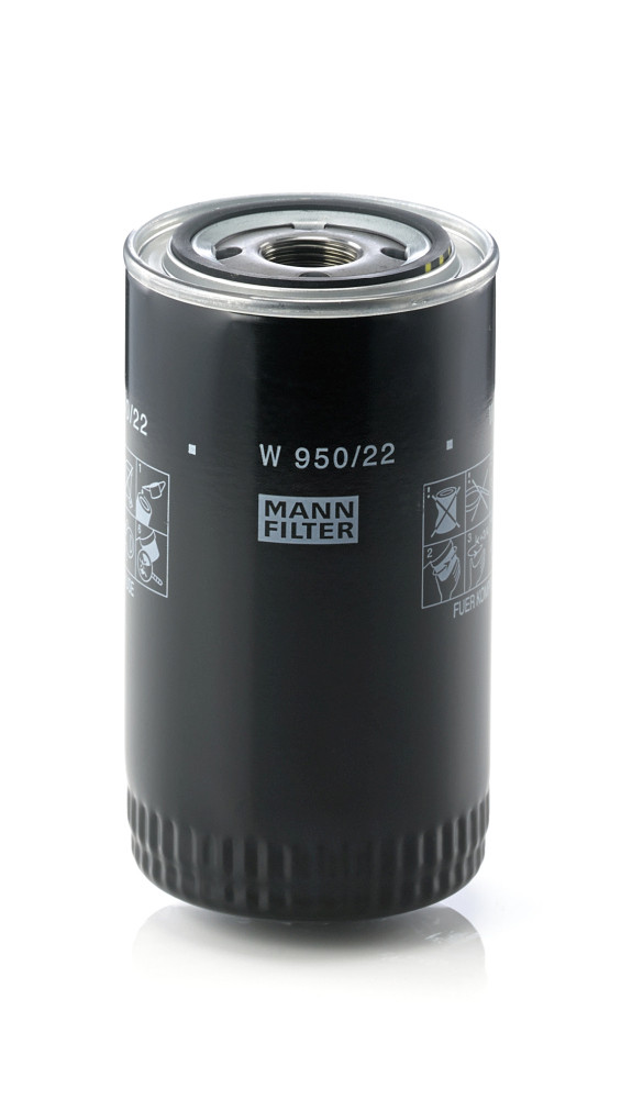 Oil Filter - W 950/22 MANN-FILTER - 68016093, 0480.3300.0, B975