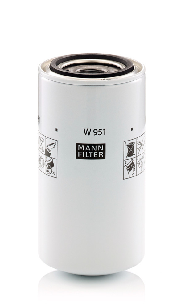 Ölfilter - W 951 MANN-FILTER - 0704970120, 1012BF11025, 109-0360