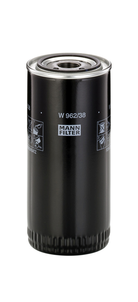 Olejový filtr - W 962/38 MANN-FILTER - 58832932, C3030014, 10000/4746