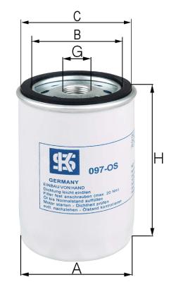 Olejový filtr - 50013151 KOLBENSCHMIDT - 02/301217, 1447082M1, 2654408