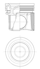 40644600, Piston with rings and pin, KOLBENSCHMIDT, Scania Industry & Marine DI13.70* DI13.71* DI13.72* DI13.73* DI13.74* DI13.75* DI13.77* DI13.78* DI13.80* DI13.81* DI13.82* , 130139, 1918484, 2601417, 2779656