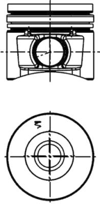 41801600, Kolben mit Ringen und Bolzen, KOLBENSCHMIDT, Atlas Copco Deutz JCB TD2011L4* TCD2011L4* D2011L4*, 04102523, 04102574, 4102523, 4102574