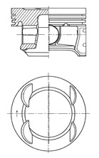 41007620, Píst včetně kroužků a čepu, Píst komp.1,4i 16V, KOLBENSCHMIDT, Chevrolet Aveo Opel Adam Ampera Astra Corsa Meriva 1,4i A14XEL* A14XER* A14XFL* B14XEJ* B14XEL* B14XER* 2009+, 55571105, 87-429507-30, 55588066, 624002, 625068, 011PI00110002