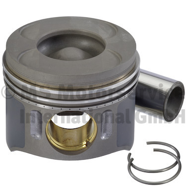 Piston with rings and pin - 41275600 KOLBENSCHMIDT - 6460300417, 87-428700-00, A6460300817