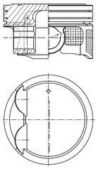 41514620, Piston with rings and pin, KOLBENSCHMIDT, Smart Fortwo 1,0i M132.910 2007+