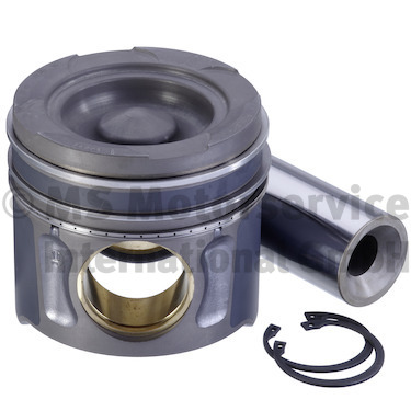 Piston with rings and pin - 42125610 KOLBENSCHMIDT - 51.02500-6313, 51.02500-6254, 51.02500-6468