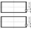 77844610, Pleuellagerschalen-Satz, KOLBENSCHMIDT, Irisbus Iliade Mack Premium Renault-Truck Midlum Kerax Premium MIDR06.23.56* dCi11* DCi11* Euro2/3 1997+, 6-4370CP0.25, AEB11760.25MM