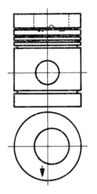 91353600, Píst včetně kroužků a čepu, Píst komp., KOLBENSCHMIDT, 421110, 421111, 421112, 421113, 421114, 421115, 466080, 466081, 466082, 466083, 466084, 466085, 466086, 533124, 0375400, 80-5105-00, A350130STD, 0375410, 10403200110477, 10403-2001-10477, 105063, 105063+++B2F1RI1P42, 375410, A350130