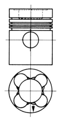 93568600, Piston with rings and pin, KOLBENSCHMIDT, 3450301017, 3450303717, 3450304217, 3450304717, 3550304017, 3550304517, 3550307417, 3550307917, A3450301017, A3450303717, A3450304217, A3450304717, A3550304017, A3550304517, A3550307417, A3550307917, 0035400, 175-9277, 20910335500, 80-1035-00, 20910335509, 128009, 128009RI, 12810114112800, 12810-1141-12800, 1759277, 35400
