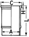 88524110, Vložený válec, Vlož.válec 1,9/2,0D, KOLBENSCHMIDT, 010975, 110009, 0016.2, 039WN12, 20042848800, 2044WL, OP9053, 00162, 10975, 162, 7562976000, 7932562976, 79375629760, W2583