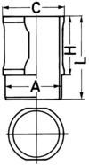88592110, Cylinder Liner, KOLBENSCHMIDT, 105120110100, 063WN08, T2-5644, 1051201101, T25644, W2623